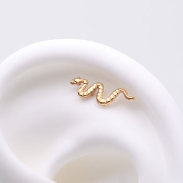 Detail View 1 of Implant Grade Titanium OneFit Threadless Golden Snake Top Part